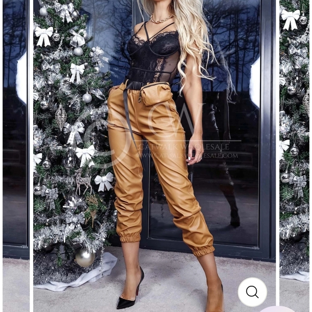 Trousers pu  pants